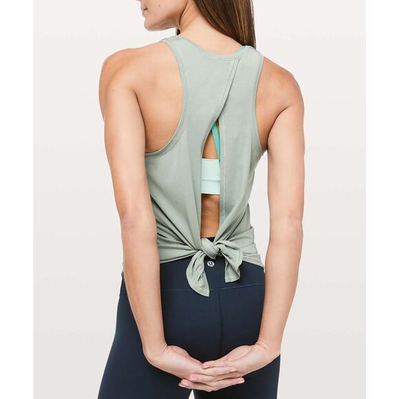 Lululemon All Tied Up Tank Palm Court Color - Picture 4 of 11